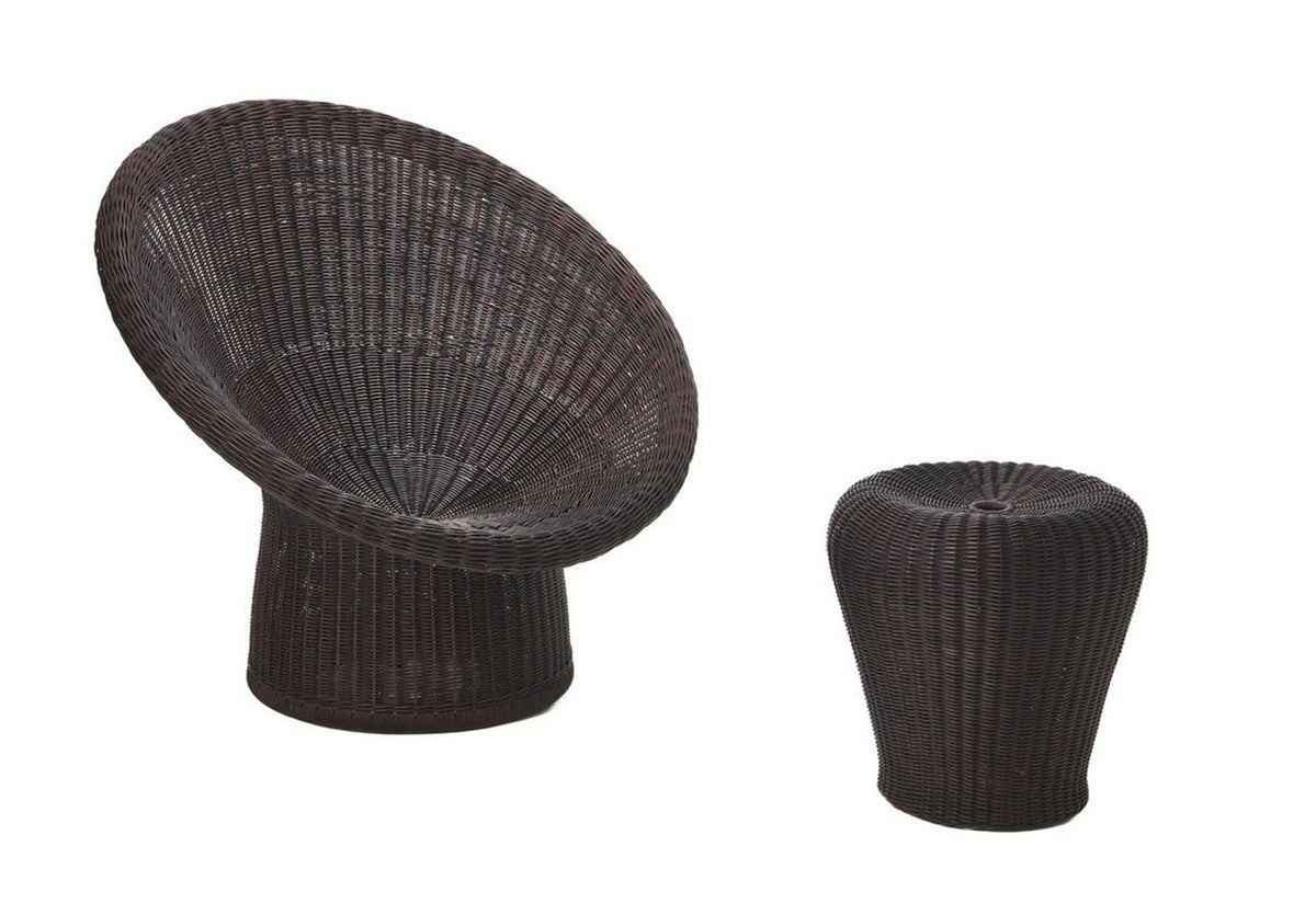E14 Rattan Stool, Egon eiermann, Richard lampert