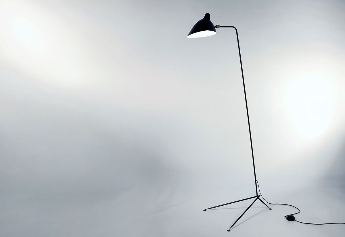 Lampadaire Droit, Serge mouille, Serge mouille editions