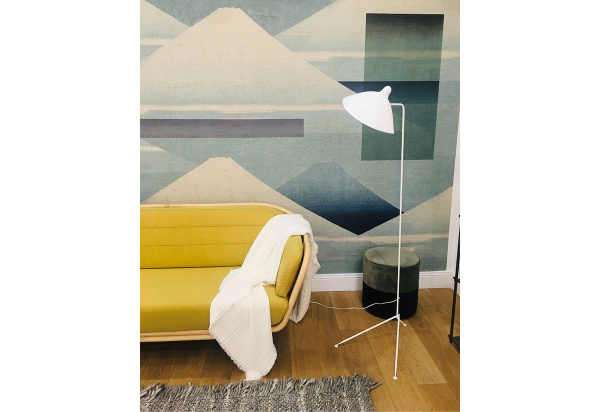 Lampadaire Droit, Serge mouille, Serge mouille editions