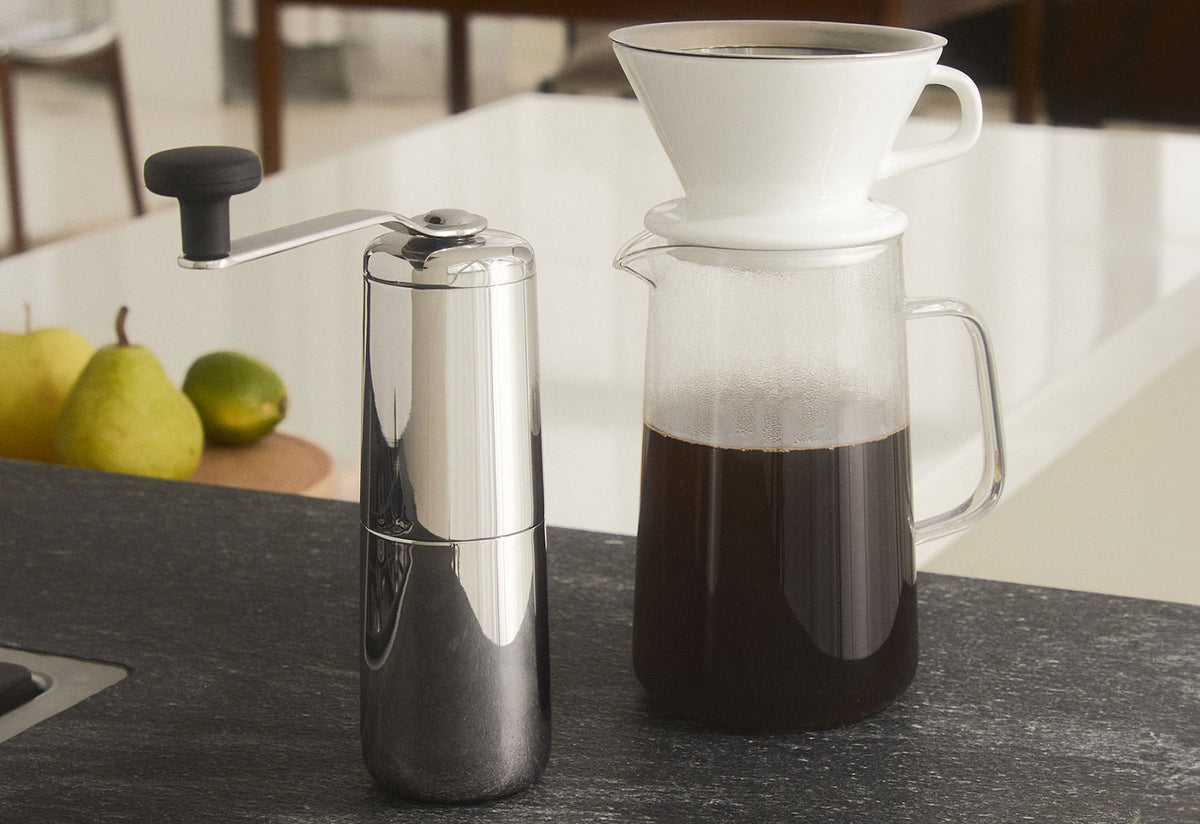 Slow Coffee Grinder, Keiji takeuchi, Alessi