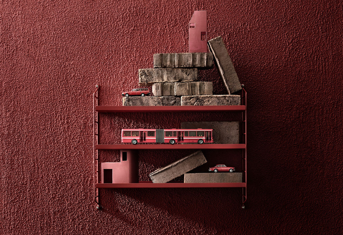 String System | Pocket Shelving, Nisse strinning, String