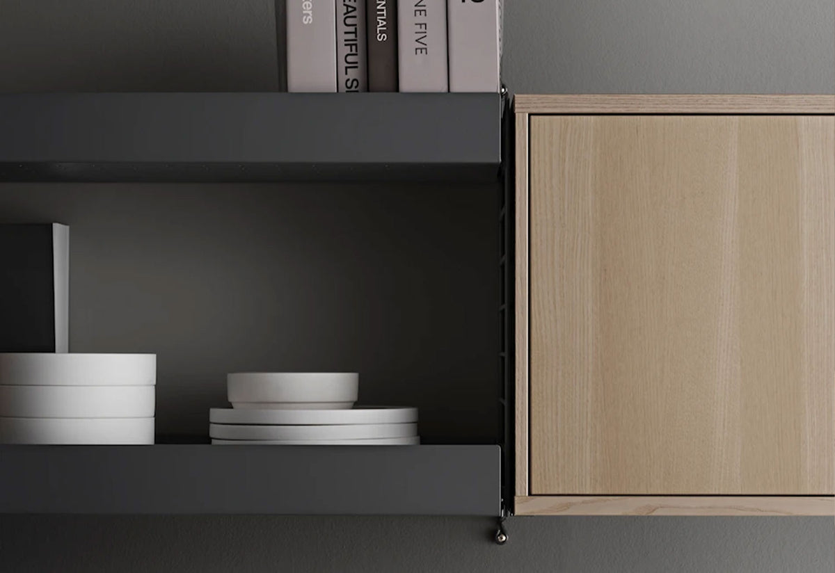 String System | Metal Shelves, Nisse strinning, String