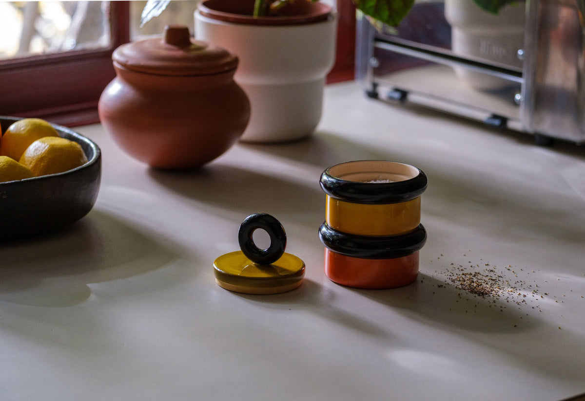 Tipu Stackable Pinch Pot, Moe redish, Tiipoi