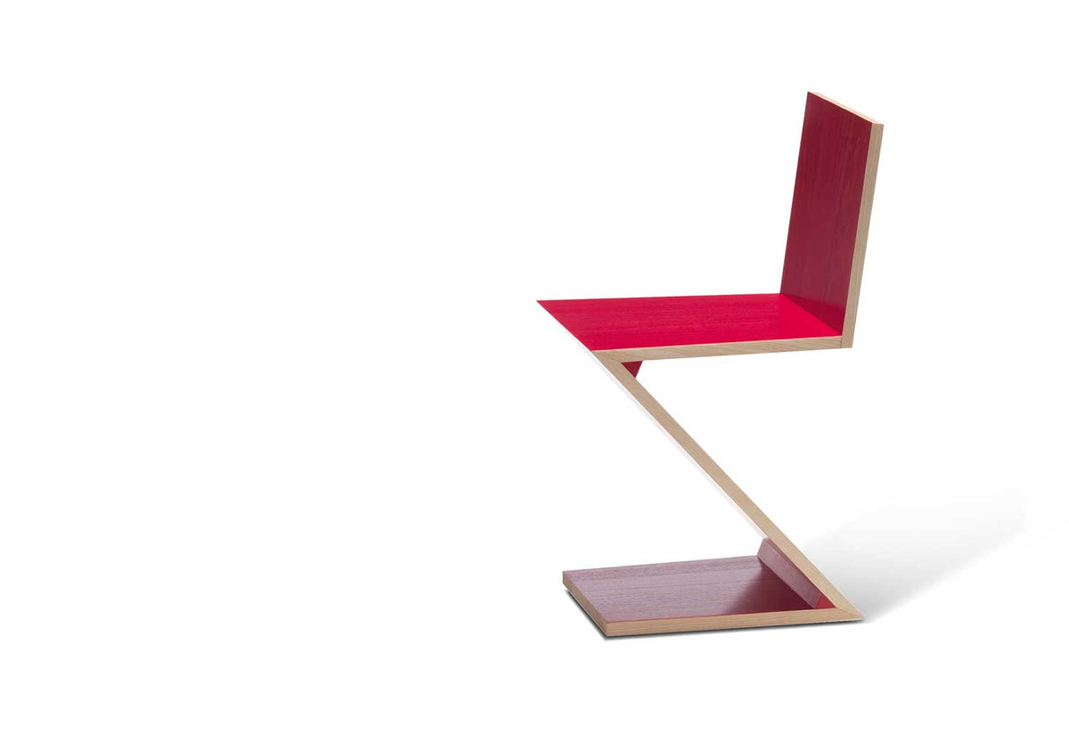 Zig Zag Chair, Gerrit t rietveld, Cassina
