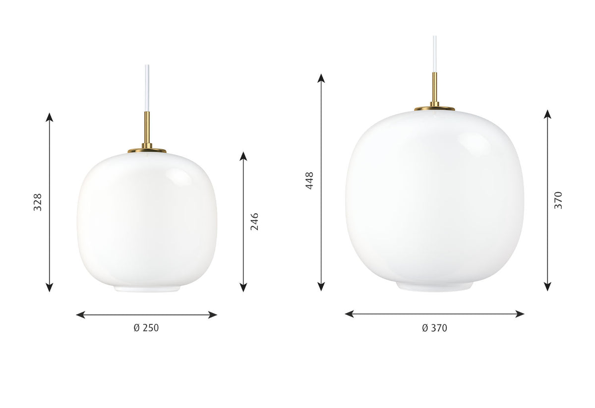 VL45 Radiohus Pendant, Vilhelm lauritzen, Louis poulsen