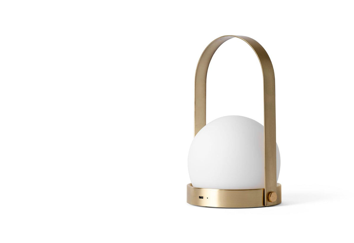 Carrie Portable Lamp | Brushed Brass, Norm.architects, Audo copenhagen