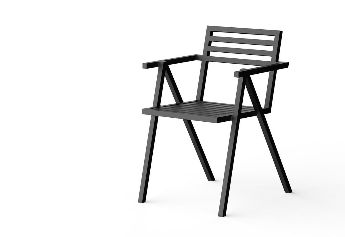 19 Outdoors Stacking Armchair, Butterfield brothers, Nine