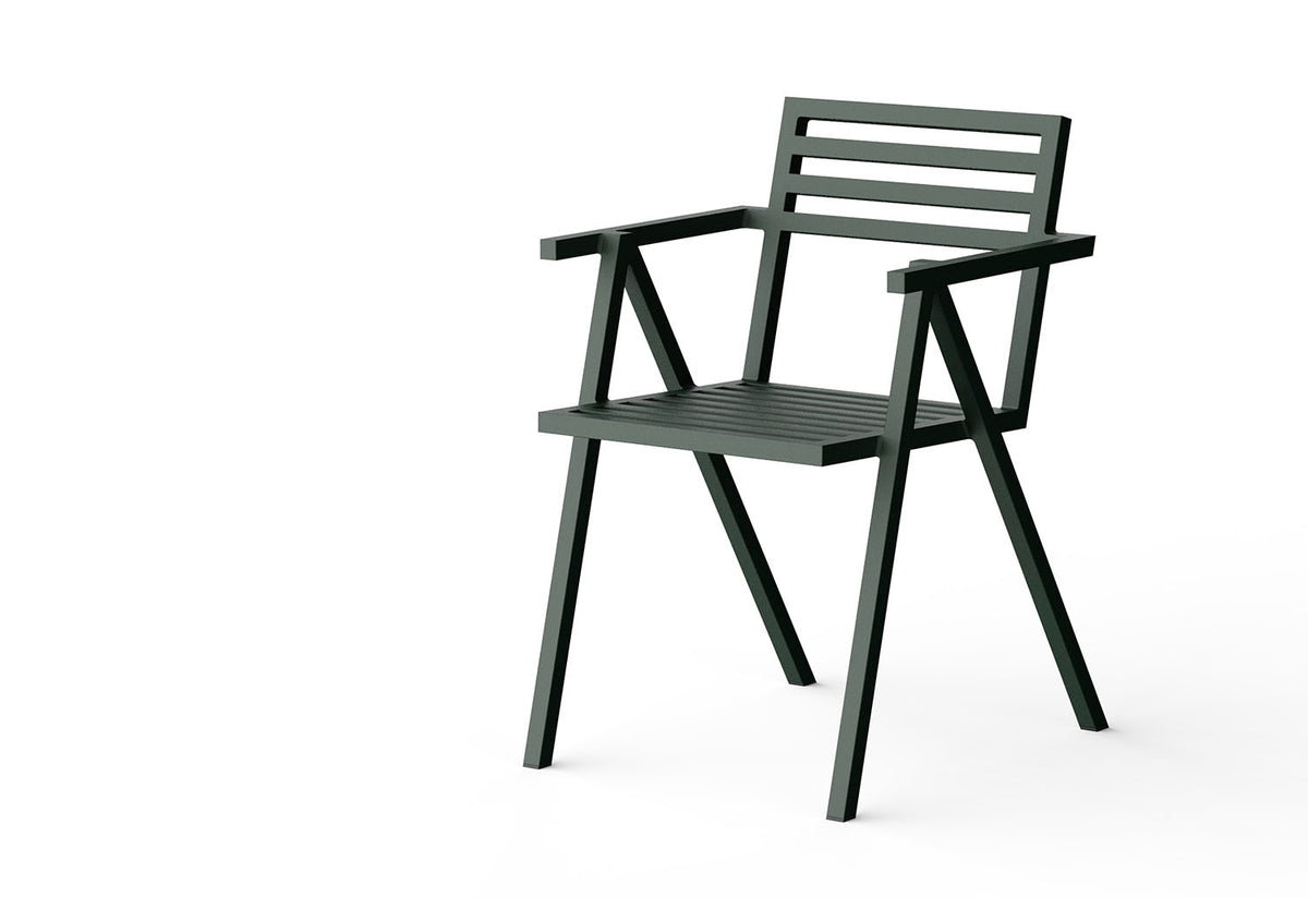 19 Outdoors Stacking Armchair, Butterfield brothers, Nine