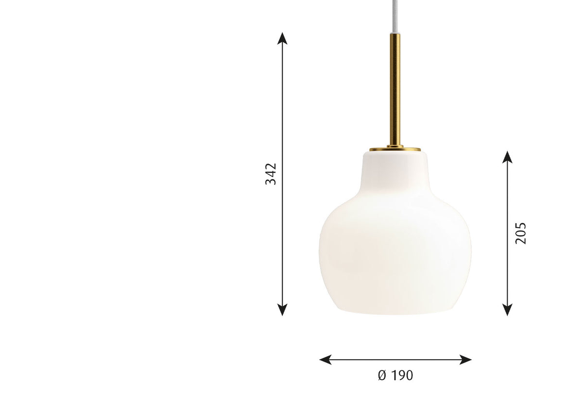 VL Ring Crown 1 Pendant, Vilhelm lauritzen, Louis poulsen
