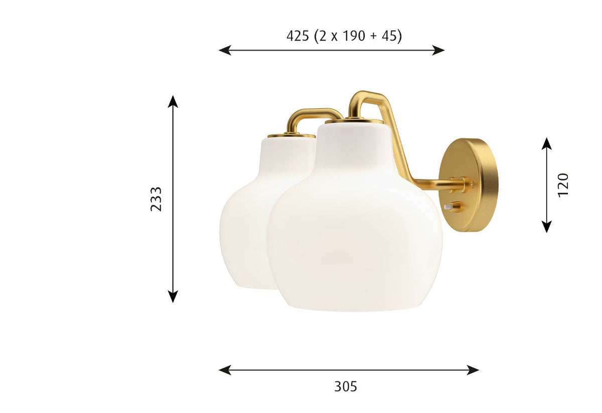 VL Ring Crown Wall, Vilhelm lauritzen, Louis poulsen