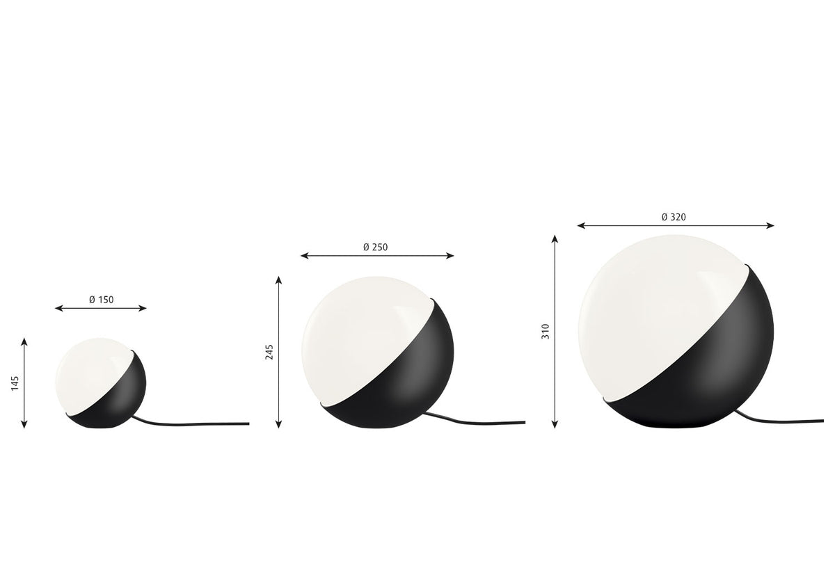 VL Studio Table/Floor Light, Vilhelm lauritzen, Louis poulsen
