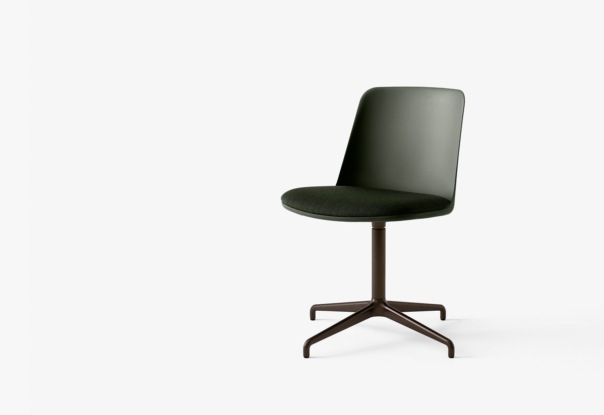 Rely Swivel Chair | Upholstered Seat, Hee welling, Andtradition