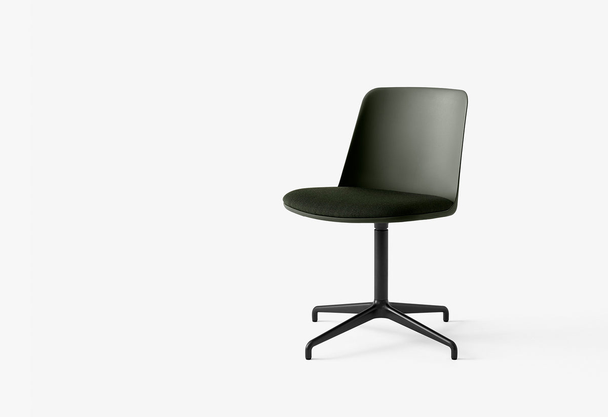 Rely Swivel Chair | Upholstered Seat, Hee welling, Andtradition