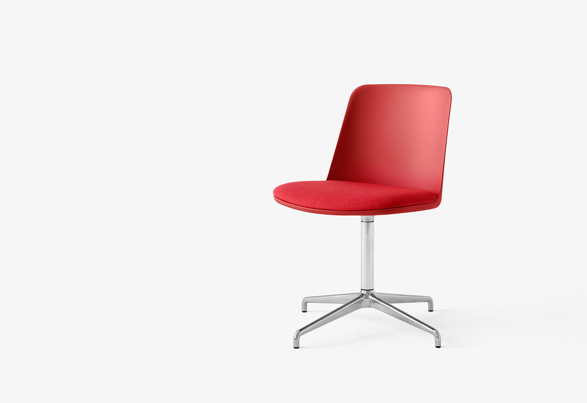 Rely Swivel Chair | Upholstered Seat, Hee welling, Andtradition