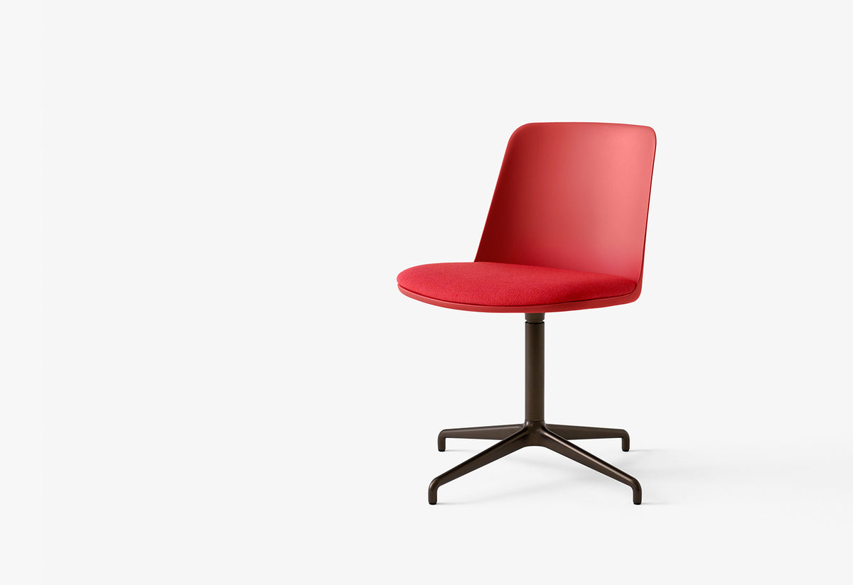 Rely Swivel Chair | Upholstered Seat, Hee welling, Andtradition