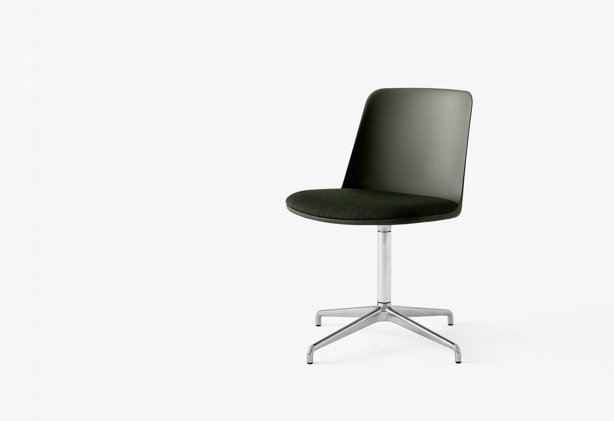 Rely Swivel Chair | Upholstered Seat, Hee welling, Andtradition