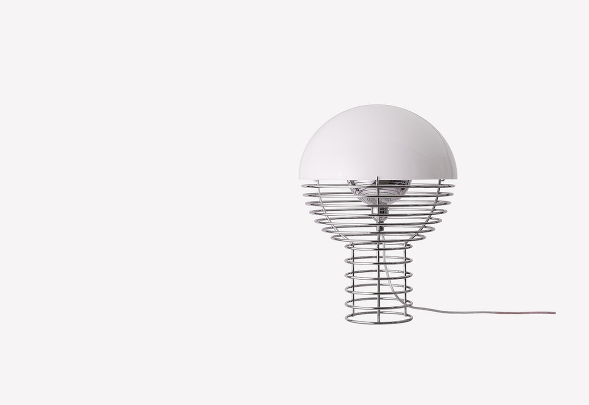 Wire Table Lamp, Verner panton, Verpan