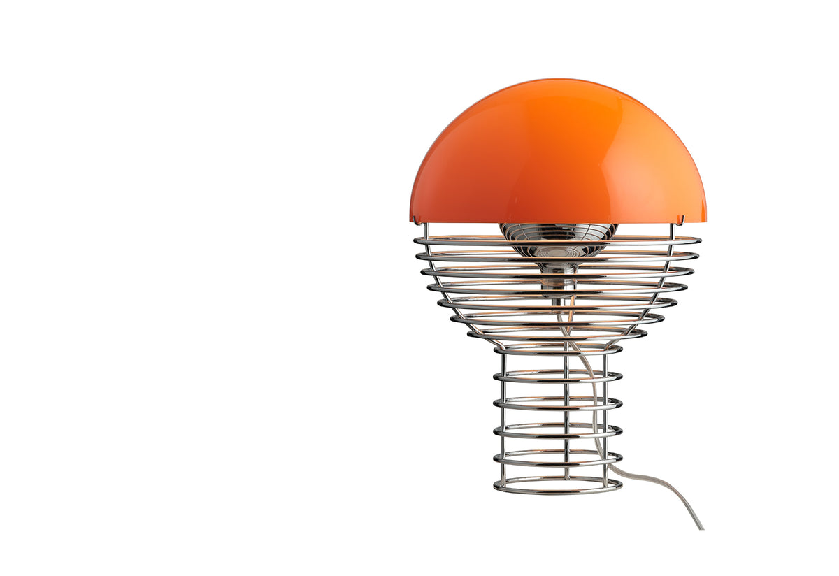 Wire Table Lamp, Verner panton, Verpan