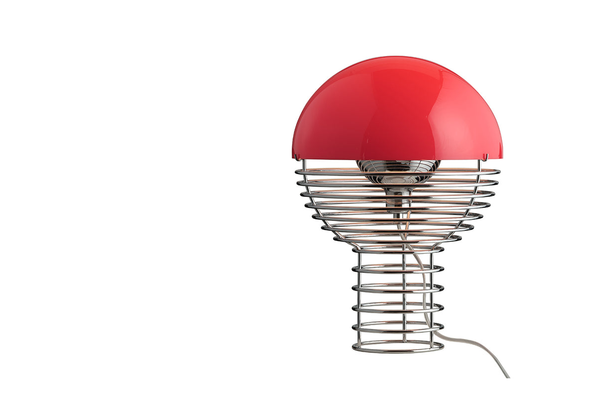Wire Table Lamp, Verner panton, Verpan