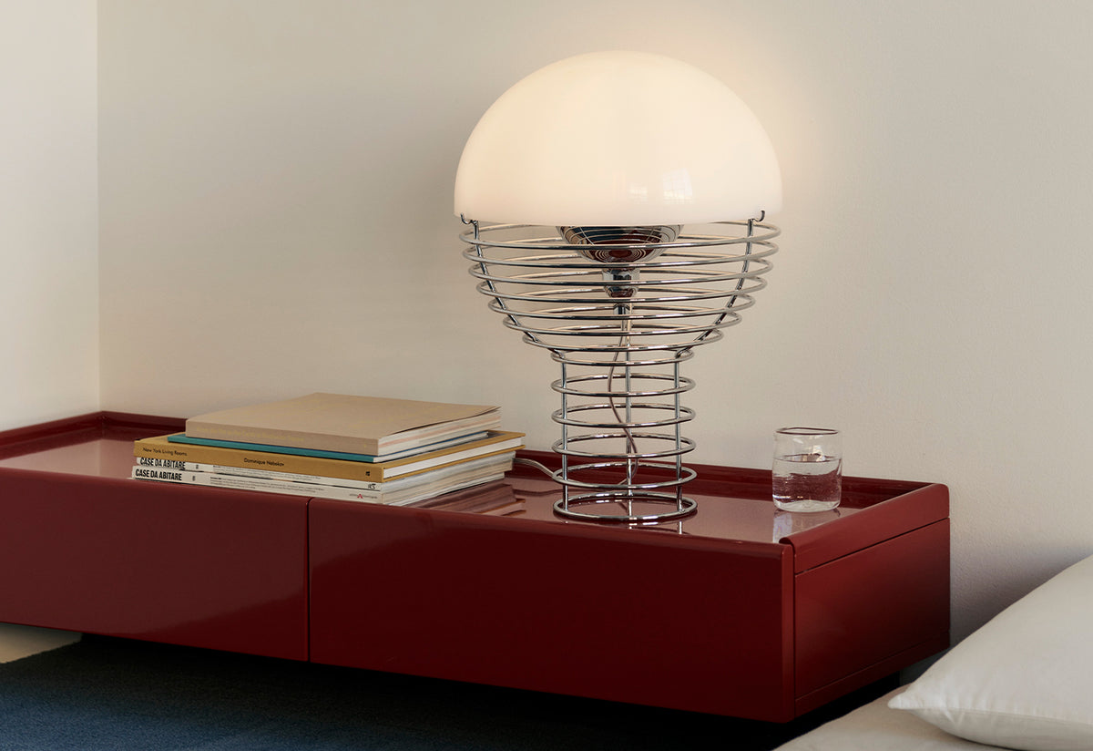 Wire Table Lamp, Verner panton, Verpan