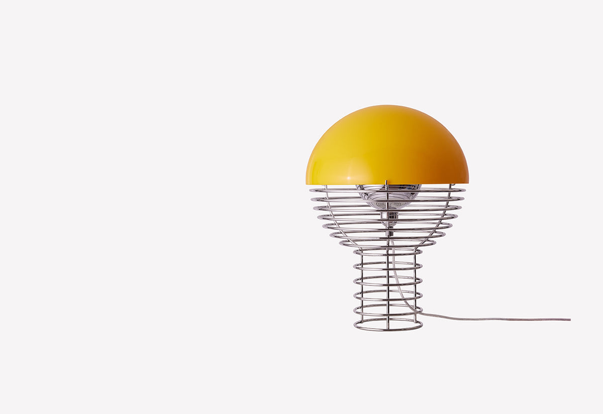 Wire Table Lamp, Verner panton, Verpan