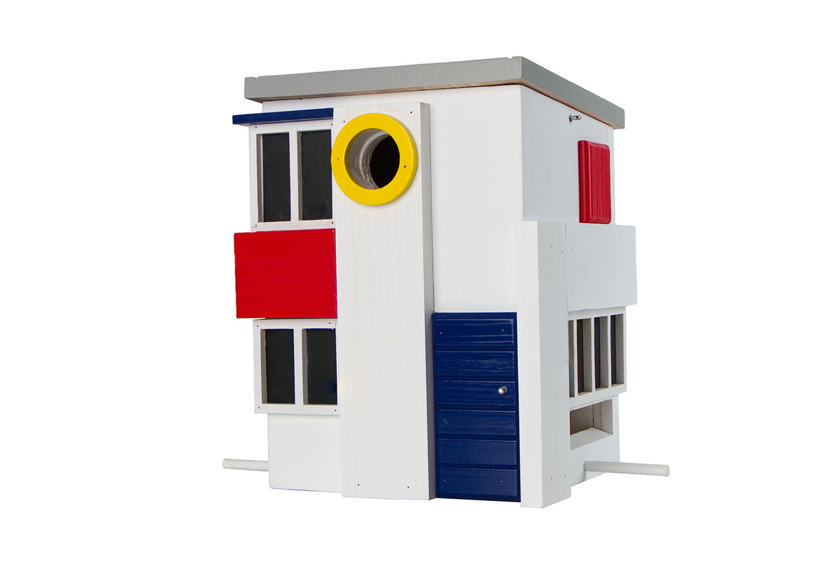 Multiholk De Stijl Bird House, Wildlife garden