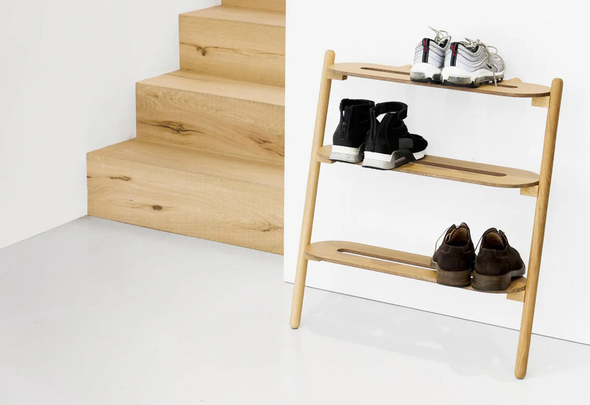 Heel Bar Shoe Rack, Lincoln rivers, Wireworks