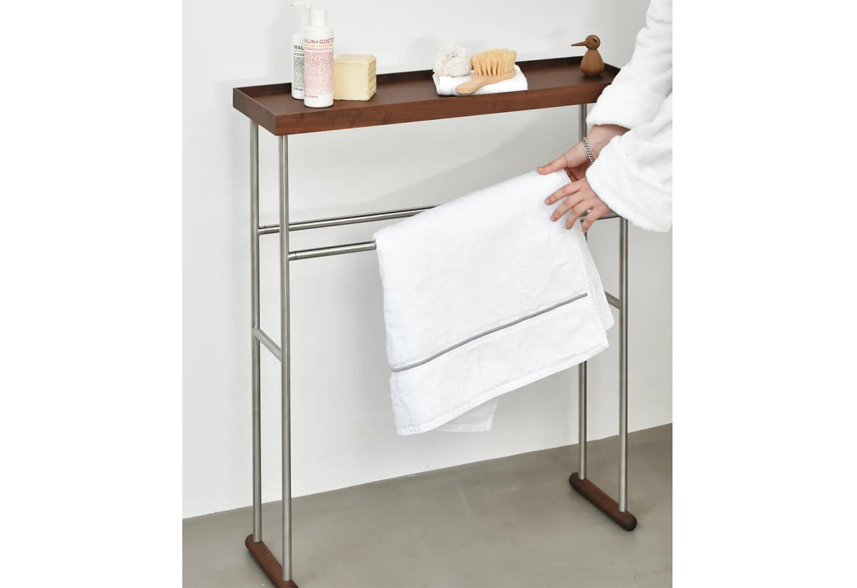 Yoku Caddy Towel Rail, Lincoln rivers, Wireworks