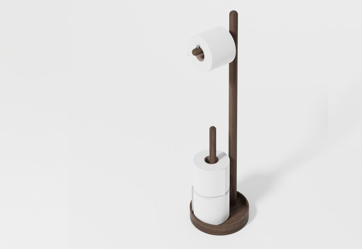 Yoku Freestanding Toilet Roll Holder, Lincoln rivers, Wireworks