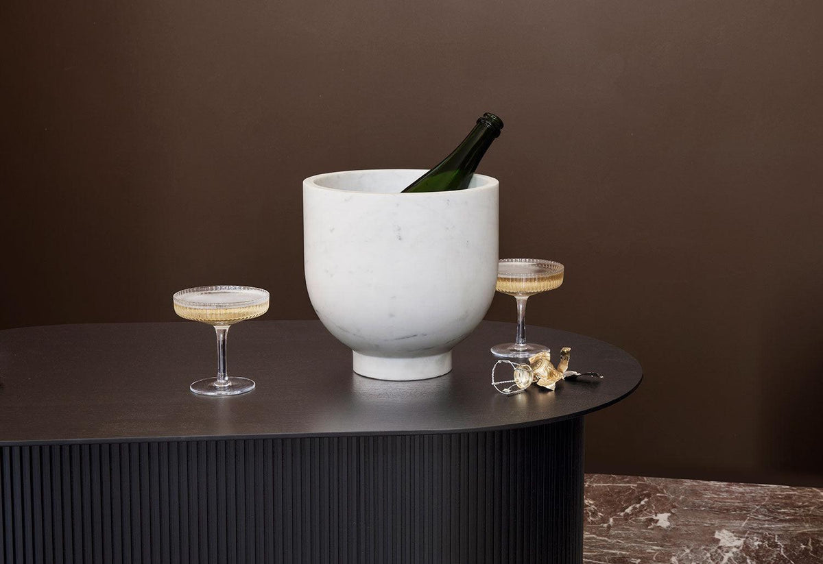Ripple Champagne Saucer Set, Ferm living
