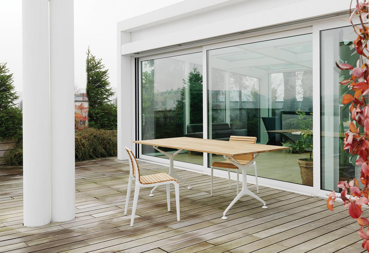 Teak Outdoor Chair, Alberto meda, Alias