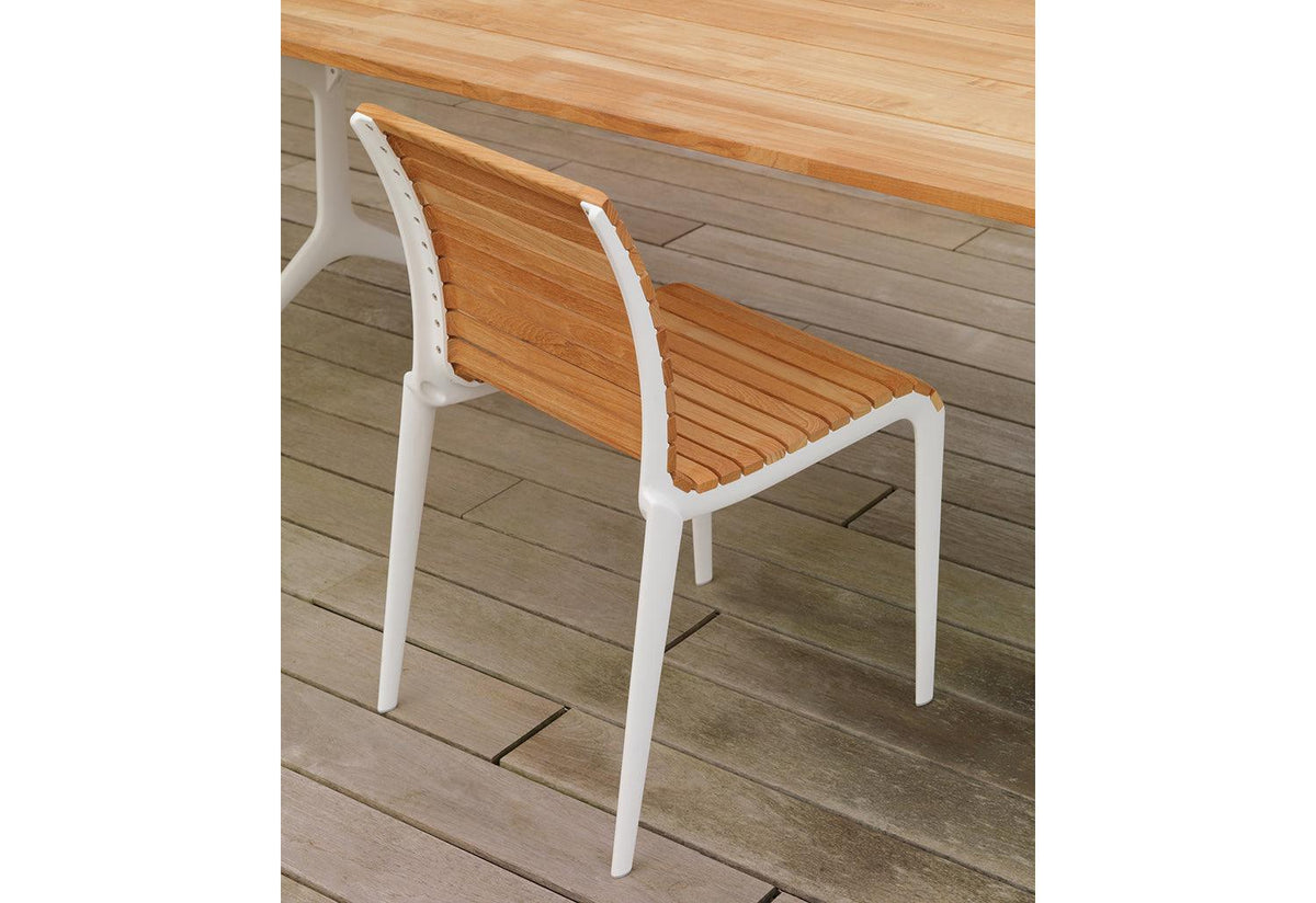 Teak Outdoor Chair, Alberto meda, Alias