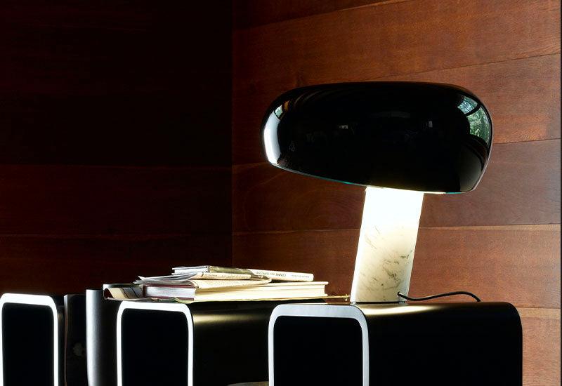 Snoopy Table Lamp, A castiglioni and p g castiglioni, Achille castiglioni, Flos