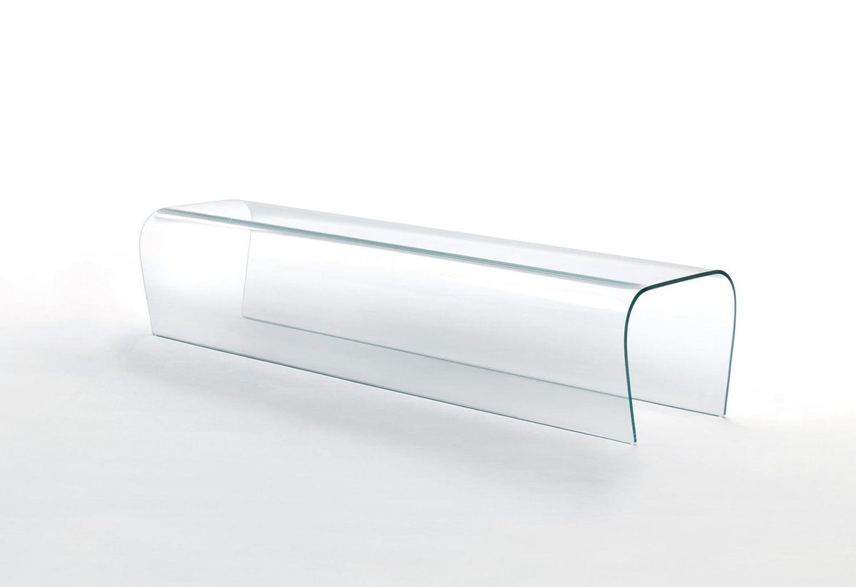 Bent Glass Bench, Naoto fukasawa, Glas italia
