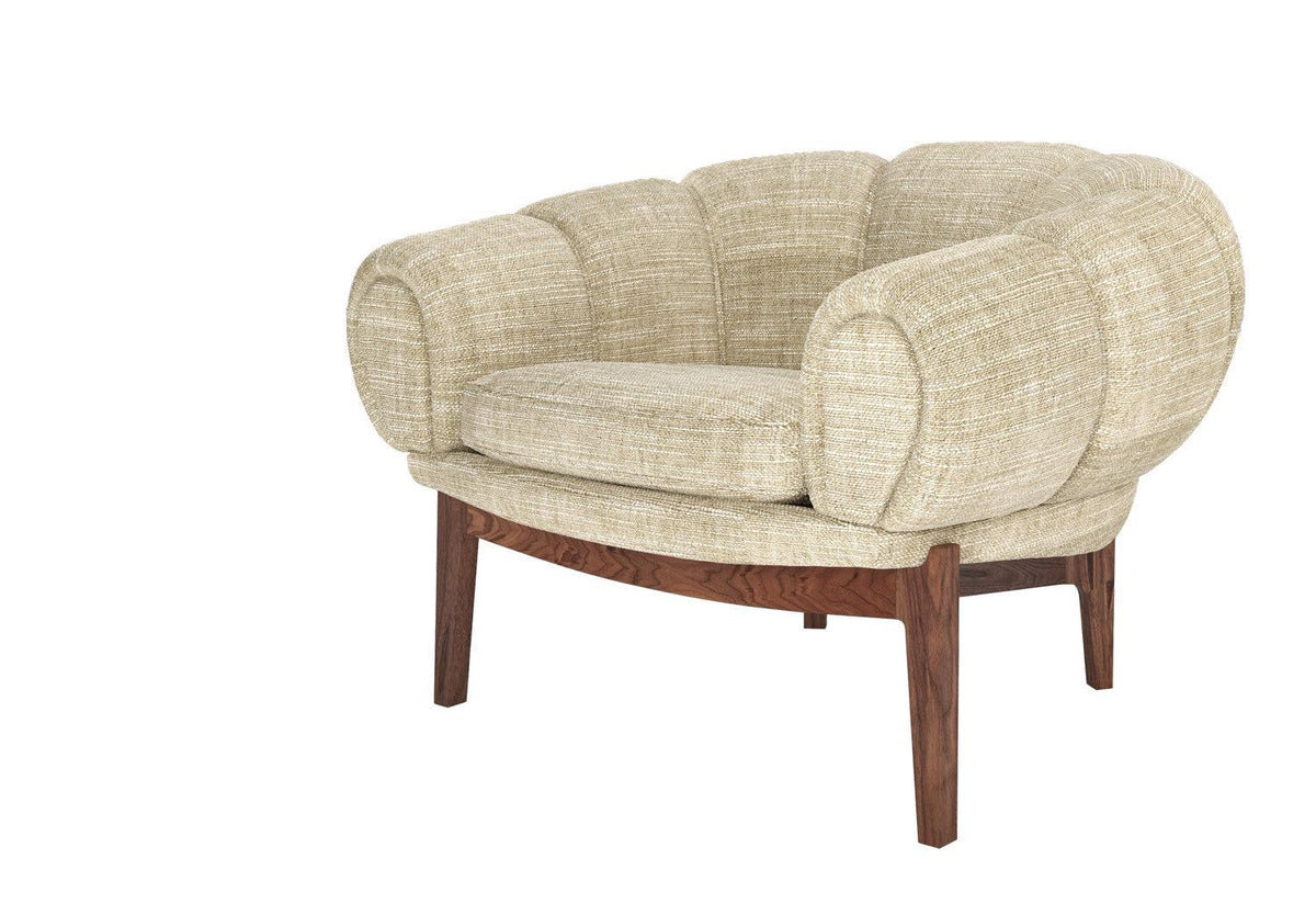 Croissant Lounge Chair, Illum wikkelsø, Gubi