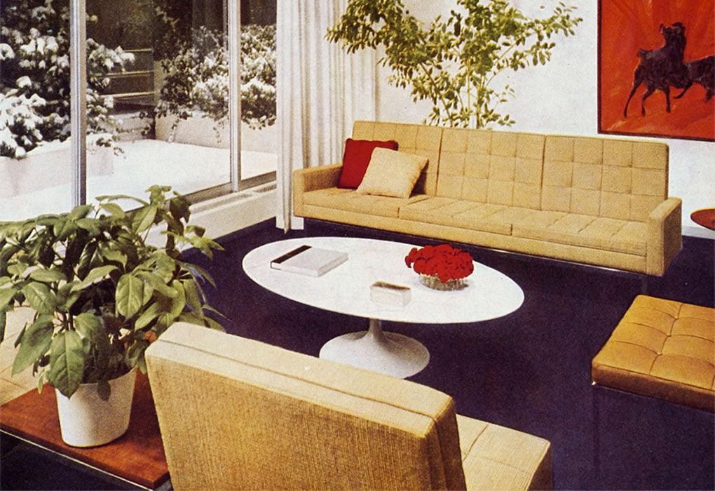 Florence Knoll three-seat sofa | 1954