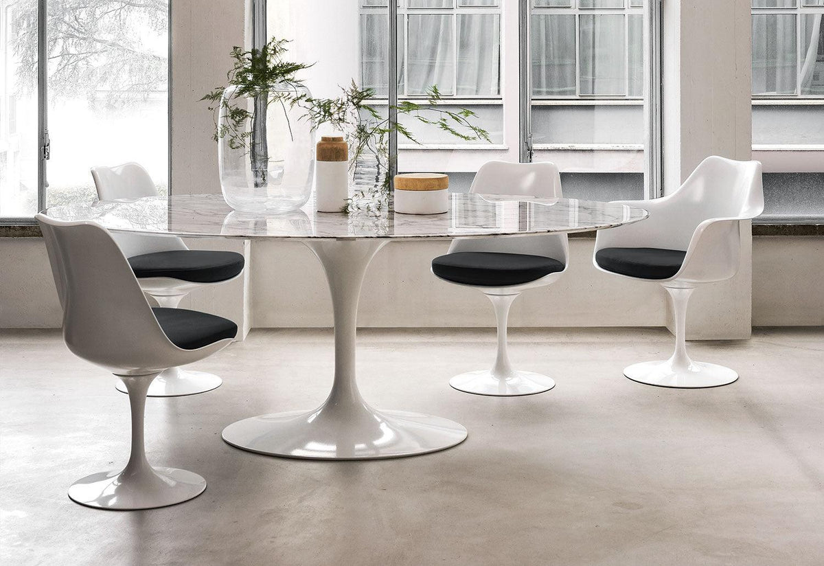 Tulip Armchair | Upholstered Seat, Eero saarinen, Knoll