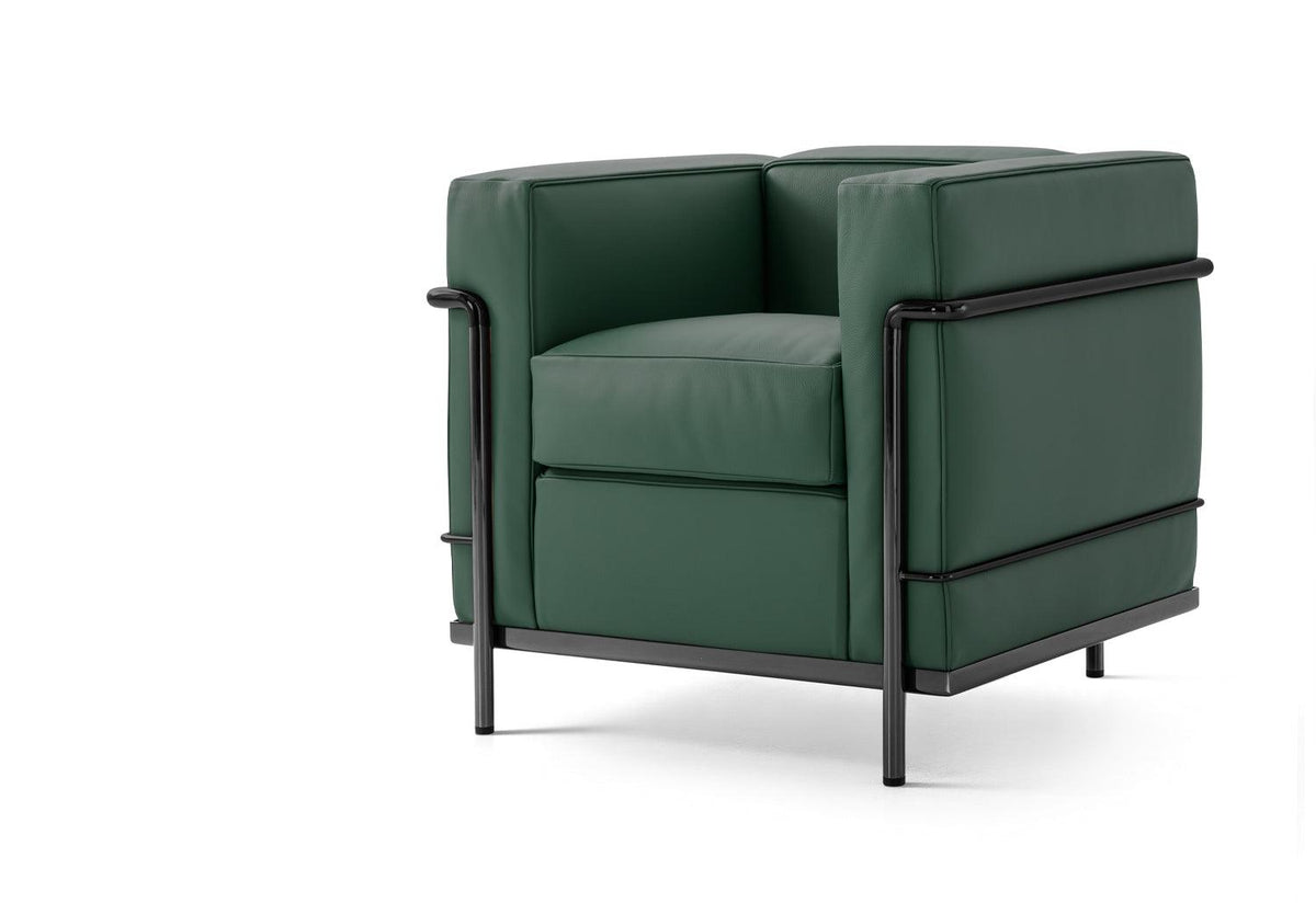 2 Fauteuil Grand Confort | Petit Modèl | Enamel Base, Le corbusier jeanneret perriand, Cassina