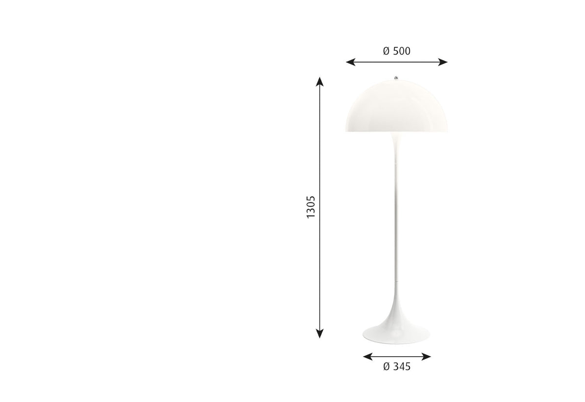 Panthella Floor Lamp, Verner panton, Louis poulsen