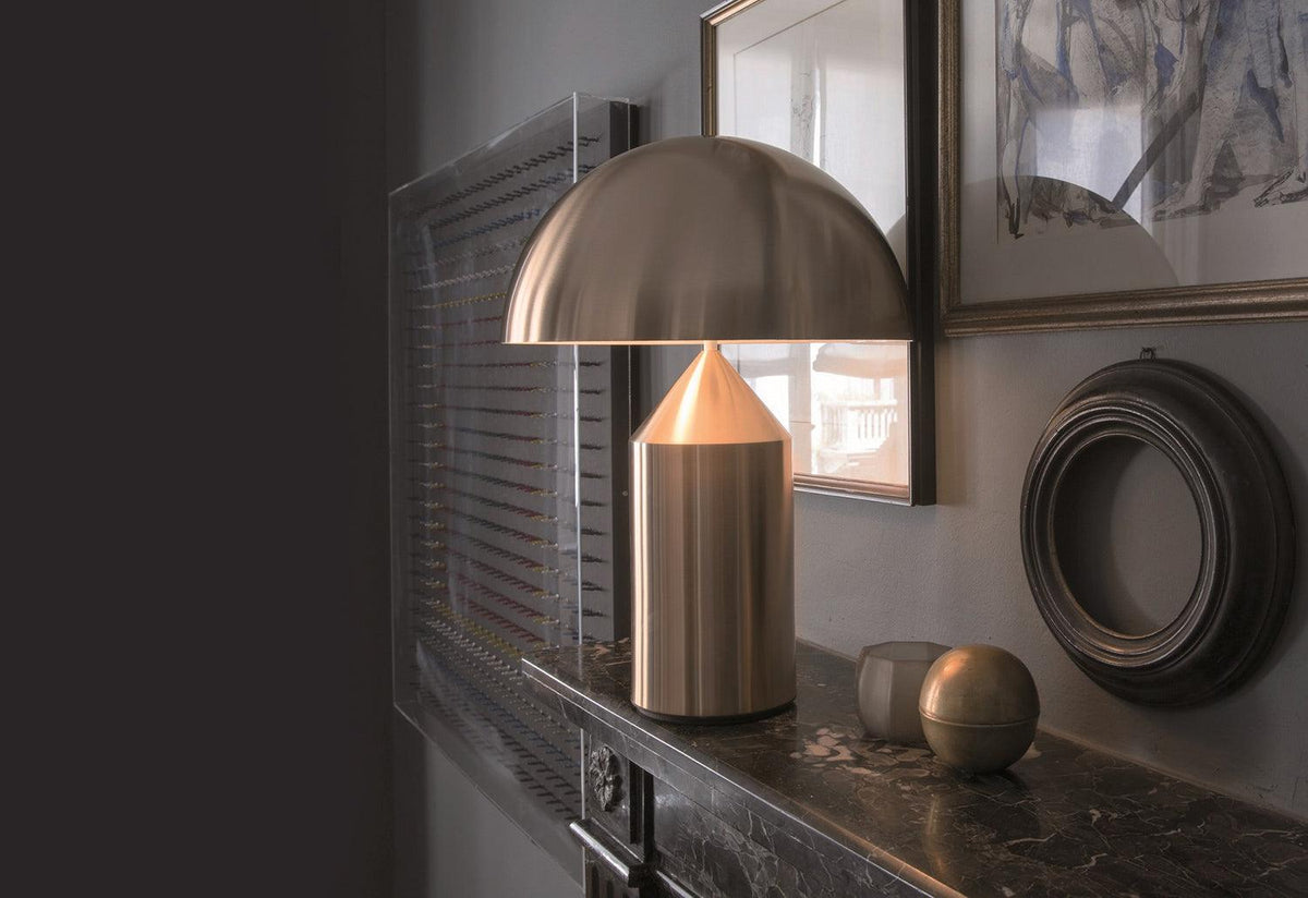 Atollo Metal Table Lamp, Vico magistretti, Oluce