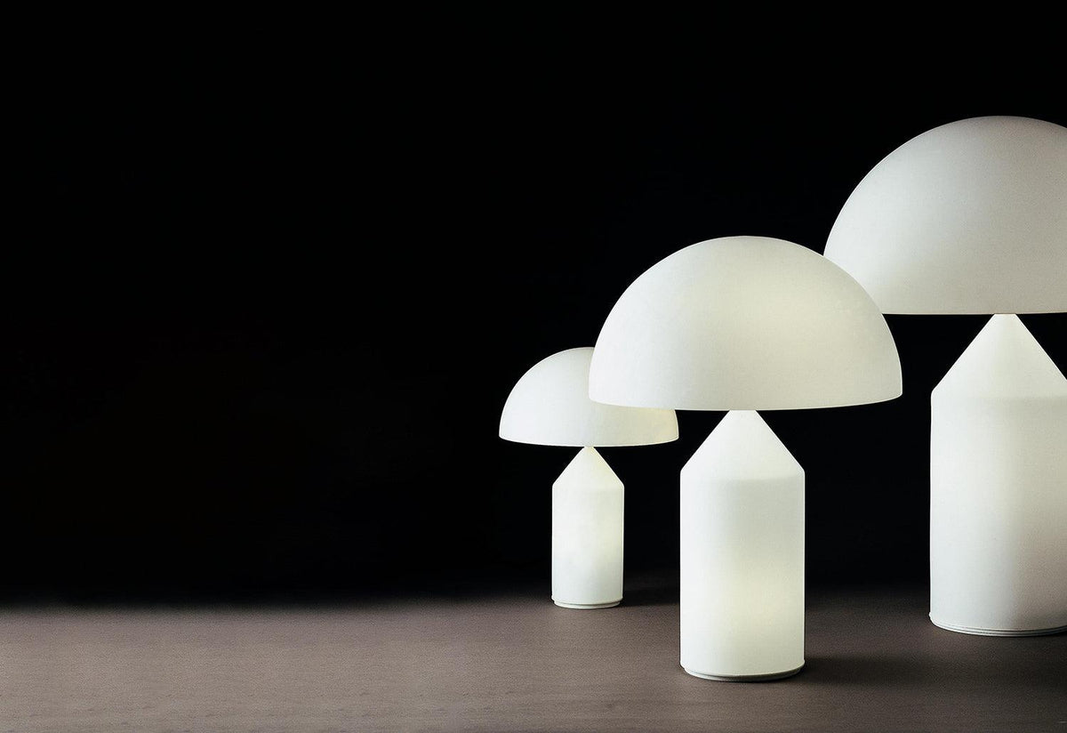 Atollo Glass Table Lamp, Vico magistretti, Oluce