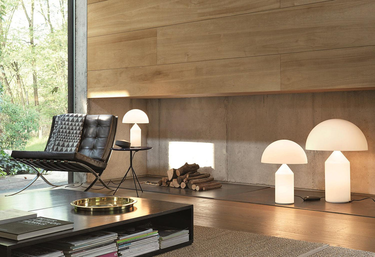 Atollo Glass Table Lamp, Vico magistretti, Oluce