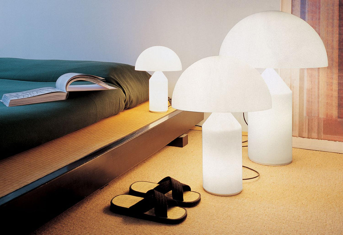 Atollo Glass Table Lamp, Vico magistretti, Oluce