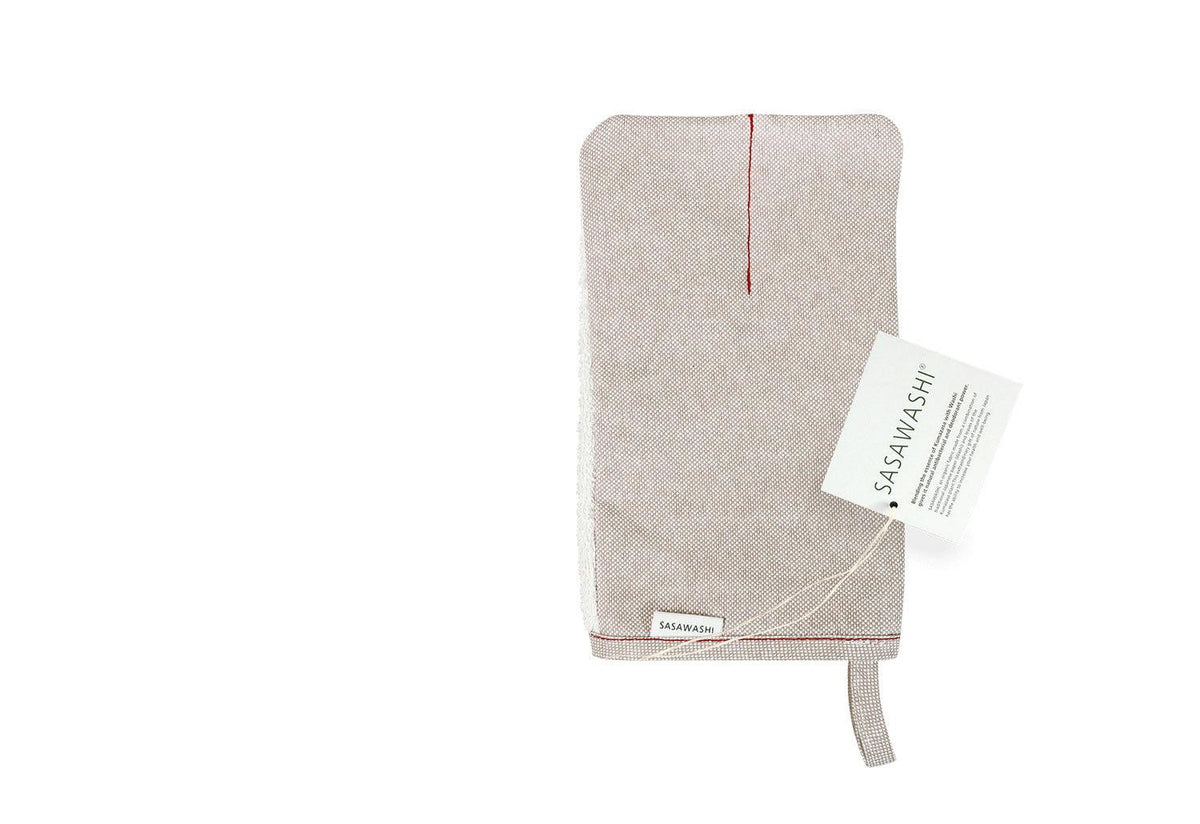 Sasawashi Body Scrub Mitt, Sasawashi
