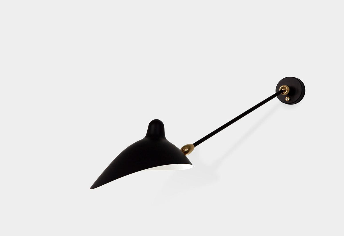 Applique 1 Arm Two Swivels Wall/Ceiling Light, Serge mouille, Serge mouille editions