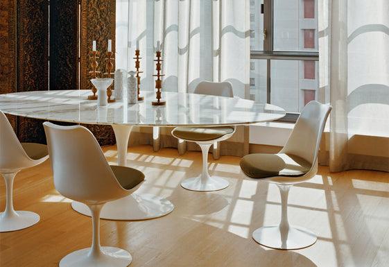 Tulip Dining Table | Oval, Eero saarinen, Knoll