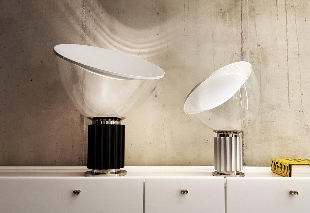 Taccia Table Lamp, A castiglioni and p g castiglioni, Achille castiglioni, Flos