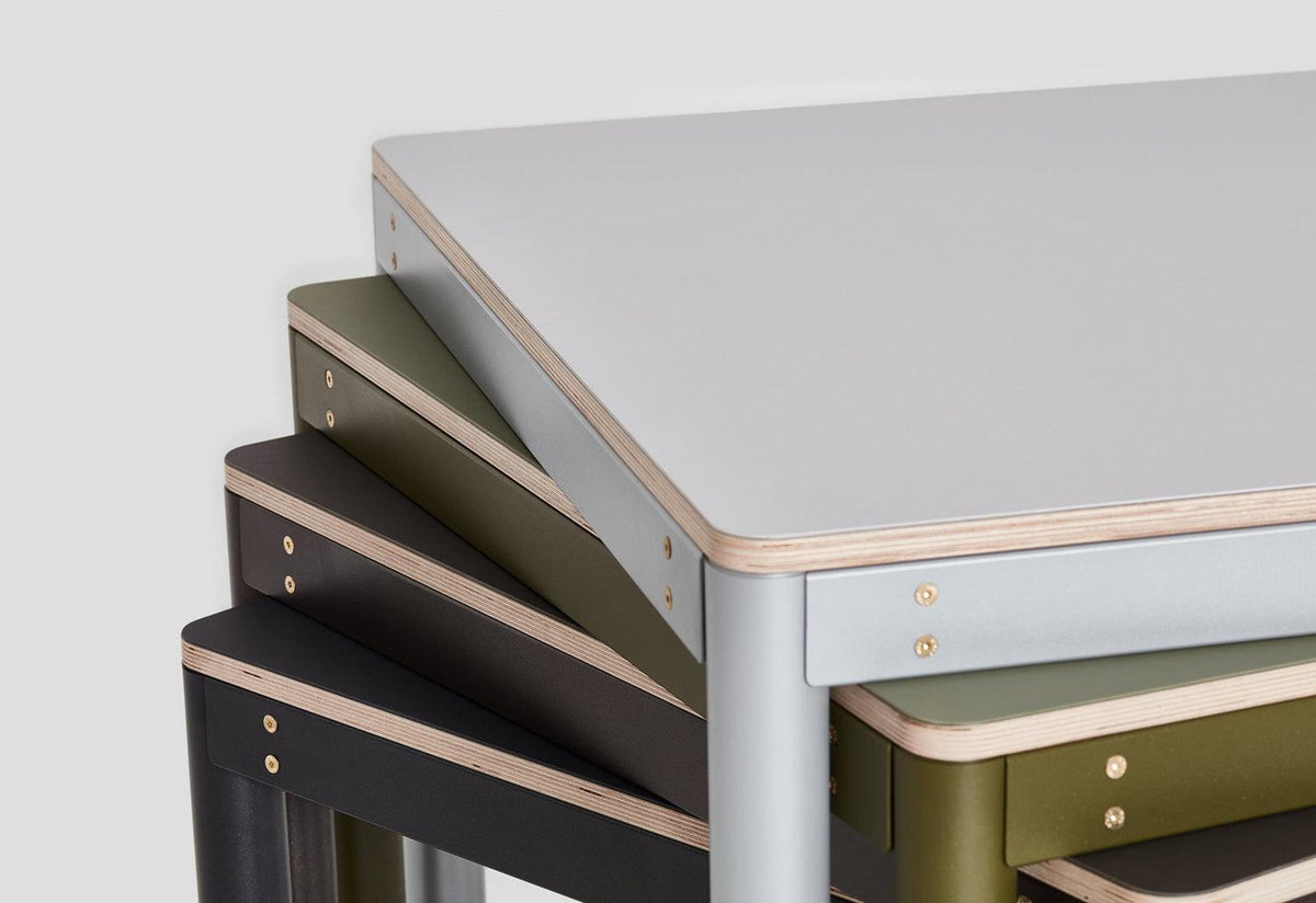 Metal Dowel Table, Klauser and carpenter, Very good and proper