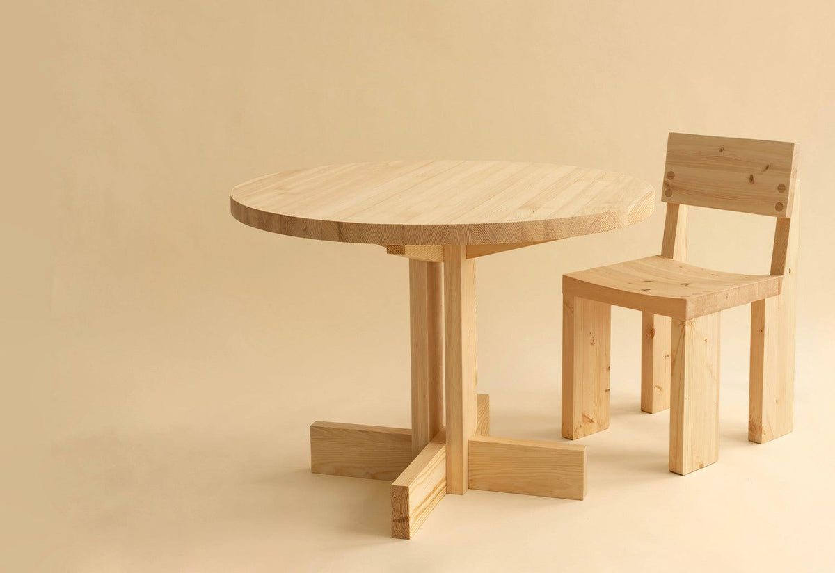 001 Dining Table Round, Fredrik paulsen, Vaarnii