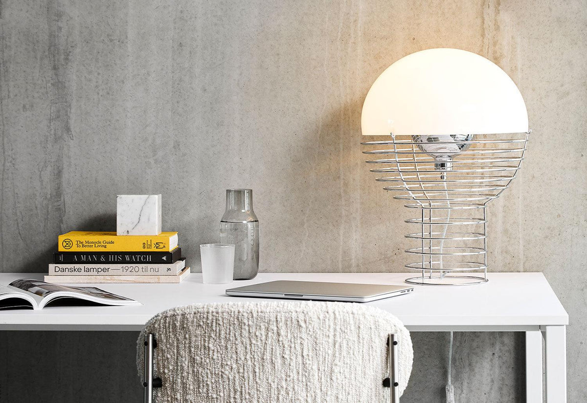 Wire Table Lamp, Verner panton, Verpan